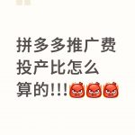 PDD运营笔记（4）——保本投产比计算|京商圈